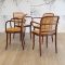 No. 811 or Prague Chairs by Josef Hoffmann for Ligna, 1970s, Set of 4 3