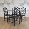 Faux Bamboo Chippendale Chairs, 1970s, Set of 4, Image 2