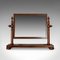 Large Antique Flame Mahogany Dressing Table Mirror, 1830s, Image 2
