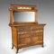 Antiker englischer Arts & Crafts Eichenschrank, 1900er 1