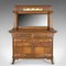 Antique English Arts & Crafts Oak Cabinet, 1900s 2