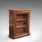 Antique French Walnut Pier Cabinet, 1880s 1