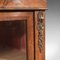 Antique French Walnut Pier Cabinet, 1880s, Image 9