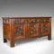 Antique English Oak Coffer Chest, 1700s 1