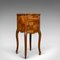Antique French Walnut & Marble Bedside Cabinet, 1910s, Image 1
