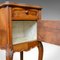 Antique French Walnut & Marble Bedside Cabinet, 1910s 9