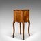 Antique French Walnut & Marble Bedside Cabinet, 1910s 5