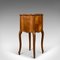 Antique French Walnut & Marble Bedside Cabinet, 1910s 4