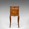 Antique French Walnut & Marble Bedside Cabinet, 1910s 2