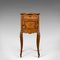 Antique French Walnut & Marble Bedside Cabinet, 1910s, Image 2