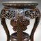 Antique Chinese Teak & Marble Side Table, 1900s 5