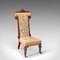 Antiker viktorianischer Sessel mit Gestell aus Palisander, 1850er 1