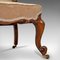 Chaise Prie Dieu Antique en Noyer & Broderie, 1840s 10