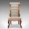 Antique Walnut & Needlepoint Prie Dieu Chair, 1840s 2