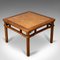 Late 20th Century Chinese Elm and Rattan Coffee Table 1