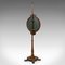 Antiker Kaminschirm mit Nadelspitzentapete, 1820er 3