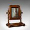 Petit Miroir Plate-Forme Antique en Palissandre, 1850s 2