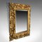 Specchio da parete vintage in legno dorato, Immagine 2