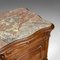 Antique French Walnut & Marble Bedside Cabinet, 1890s, Image 7