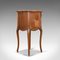 Antique French Walnut & Marble Bedside Cabinet, 1890s, Image 4