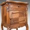 Antique French Walnut & Marble Bedside Cabinet, 1890s, Image 9