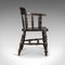 Fauteuil Victorien Antique en Orme, Angleterre, 1900s 3