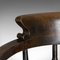 Antique English Victorian Elm Bow Back Armchair, 1900s, Image 5