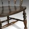 Antique English Victorian Elm Bow Back Armchair, 1900s 8