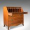 Antique English Mahogany Bureau, 1770s, Image 4