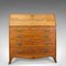 Antique English Mahogany Bureau, 1770s, Image 2