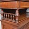 Edwardian Walnut Bureau, 1910s, Image 9