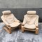 Swedish Suede Kroken Chairs by Åke Fribytter for Nelo Möbel, 1970s, Set of 2, Image 1