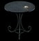 Round Italian Topaz Marble Mosaic Table by Egram, Image 1