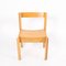 Vintage English Bent Plywood and Beech Chairs, 1960s, Set of 4 4