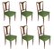 Mid-Century Italian Dining Room Table & Chairs, Set of 7, Image 9