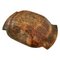 Cuenco Trilorean antiguo grande de madera de castaño tallada, Imagen 2