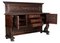 19th Century Hand-Carved Walnut Credenza, 1880s, Image 6