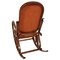 Gebogener Jugendstil Schaukelstuhl aus Buchenholz von Michael Thonet 4