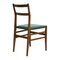 Leggera Stühle aus Eschenholz & Leder von Gio Ponti für Cassina, 1960er, 8er Set 6