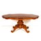 Baroque Style Hand-Carved Walnut Dining Table and Chairs, 1930s, Set of 7 2