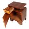 Veneered Elm & Walnut Nightstand by Gaetano Borsani for Atelier Borsani Varedo, 1928, Image 2