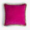Happy Pillow in Fuchsia and Light Green from Lo Decor, Image 1