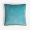 Coussin Happy Frame Bleu Clair et Vert de Lo Decor 1