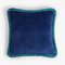 Happy Pillow en azul noche y verde azulado de Lo Decor, Imagen 1
