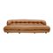 Italian Brown Leather Soriana Sofa by Tobia & Afra Scarpa for Cassina, 1960s 2