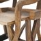 Mid-Century Sculptural Olive Wood & Walnut Chair, 1940s, Image 4