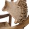Silla escultural Mid-Century de nogal y madera de olivo, años 40, Imagen 3