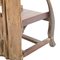 Mid-Century Sculptural Olive & Walnut Wood Chair, Image 4