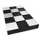 Black Melamine & Brushed Metal Checkered Coffee Table, 1950s, Image 3