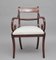 Antique Mahogany Rope Back Armchair, 1830 1